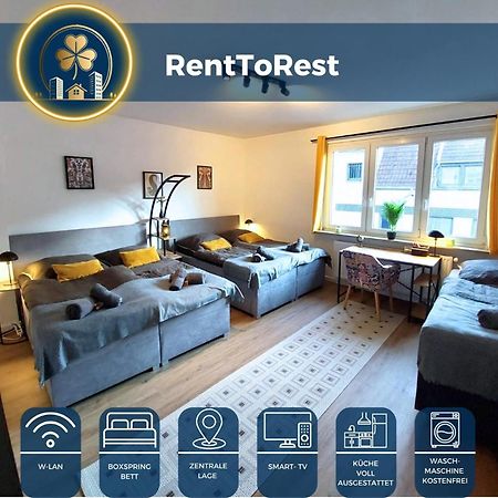 דירות Rtr Essen - Fuer Bis Zu 8 Personen - Voll Ausgestattet - Zentral Limbecker Platz - Messe - Uniklinikum - Smart Tv - Modern מראה חיצוני תמונה