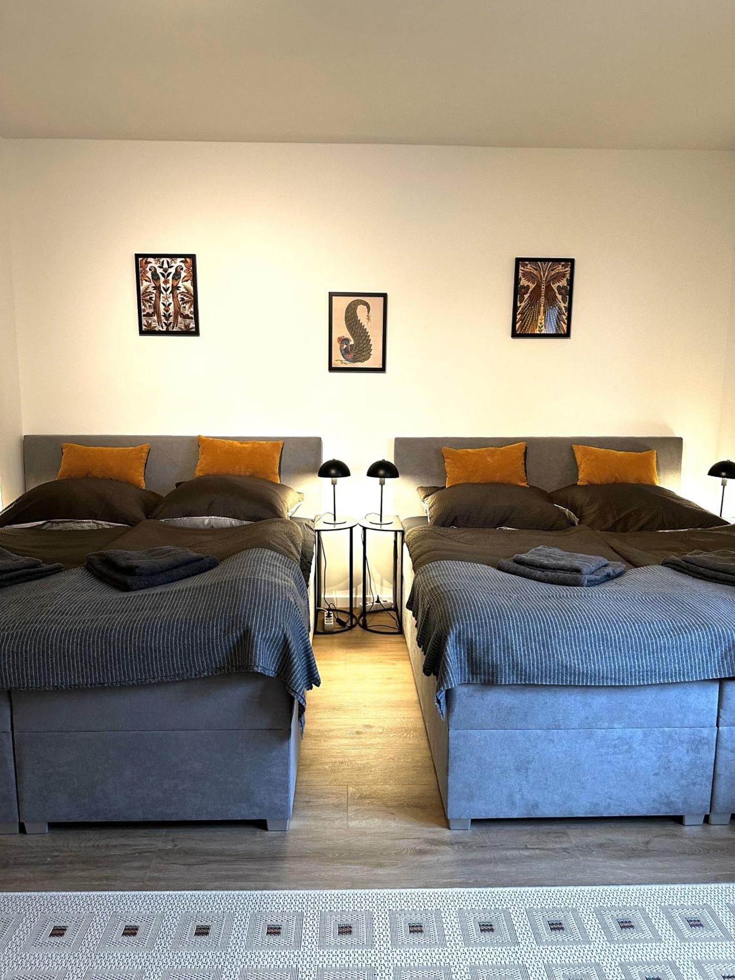 דירות Rtr Essen - Fuer Bis Zu 8 Personen - Voll Ausgestattet - Zentral Limbecker Platz - Messe - Uniklinikum - Smart Tv - Modern מראה חיצוני תמונה